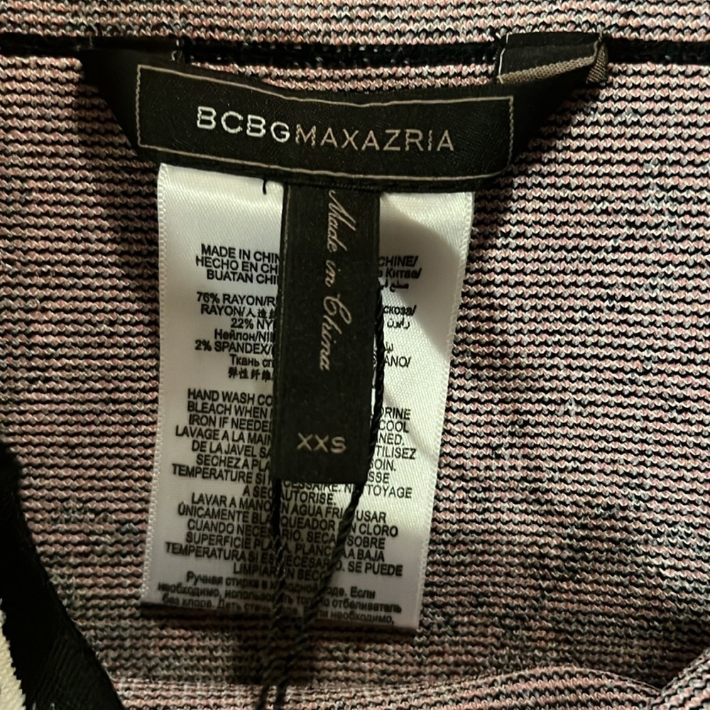 BCBG MAXAZRIA XXS Bodycon Stretchy “Pavel” BANDAGE SKIRT - Picture 5 of 5